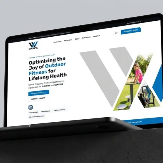 waffasports.com – Veebilehe kujundus ja arendus